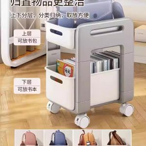 Alternative view of 学生书包置物架
